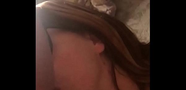  Huge White Cock POV Blowjob from My Wife